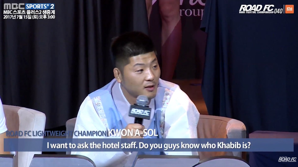 A Sol Kwon Road FC interview
