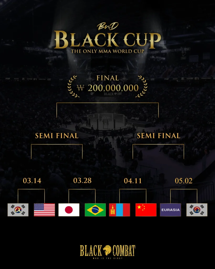 Black Cup Korean MMA format