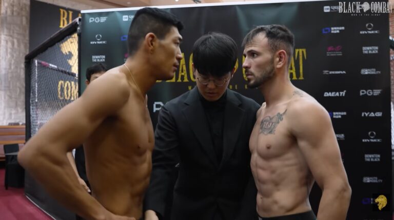 Black Combat Weigh-in