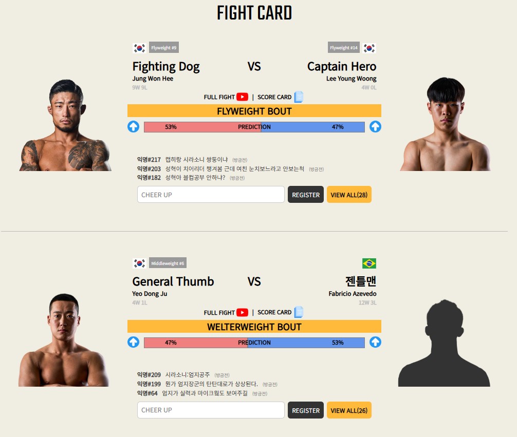 Black Combat Rise 09 Fightcard 1