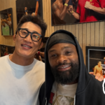 Tyron Woodley visits Korea and Dong Hyun Kim
