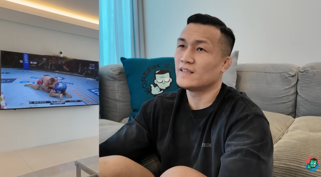 Korean Zombie reacting to UFC Freedom 250 event