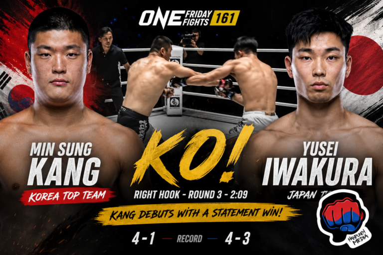 Min Sung Kang defeats Yusei Iwakura