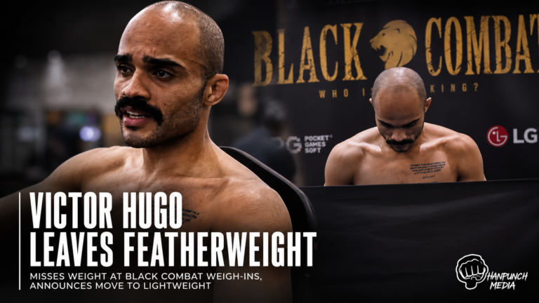 Victor Hugo leaves Featherweight