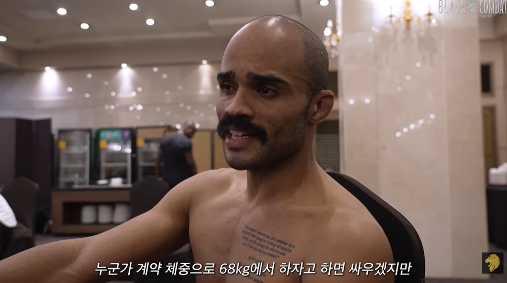 Victor Hugo discusses him missing weight at Black Combat event