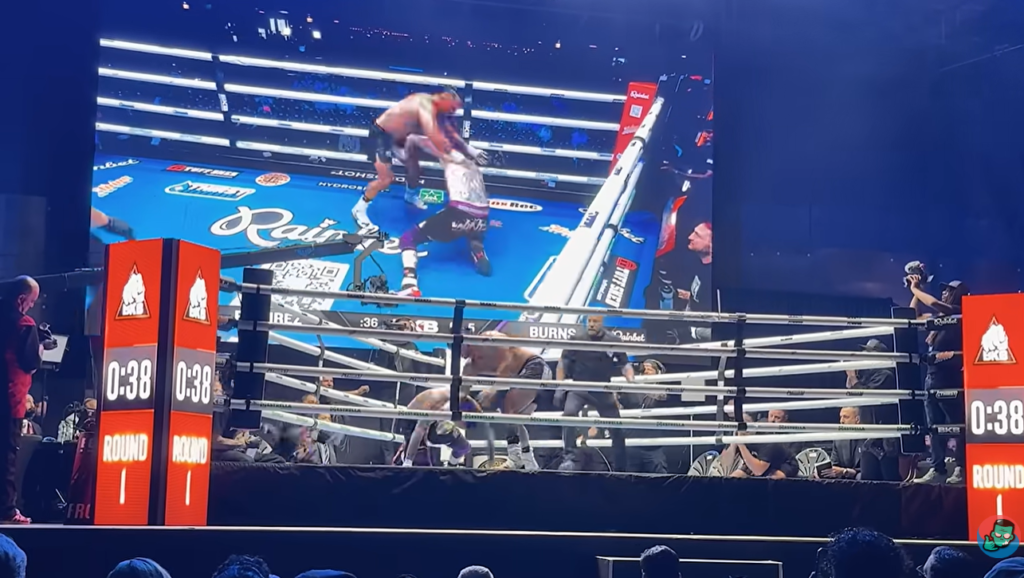 Korean Zombie attends BKFC fight