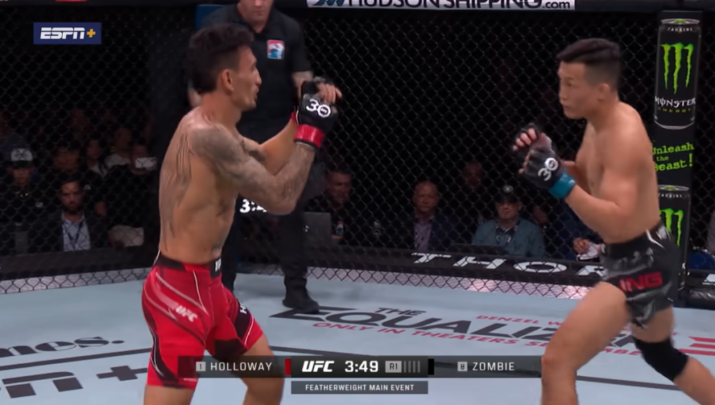One of Korean UFC Fighters, Chan Sung Jung fights Max Holloway