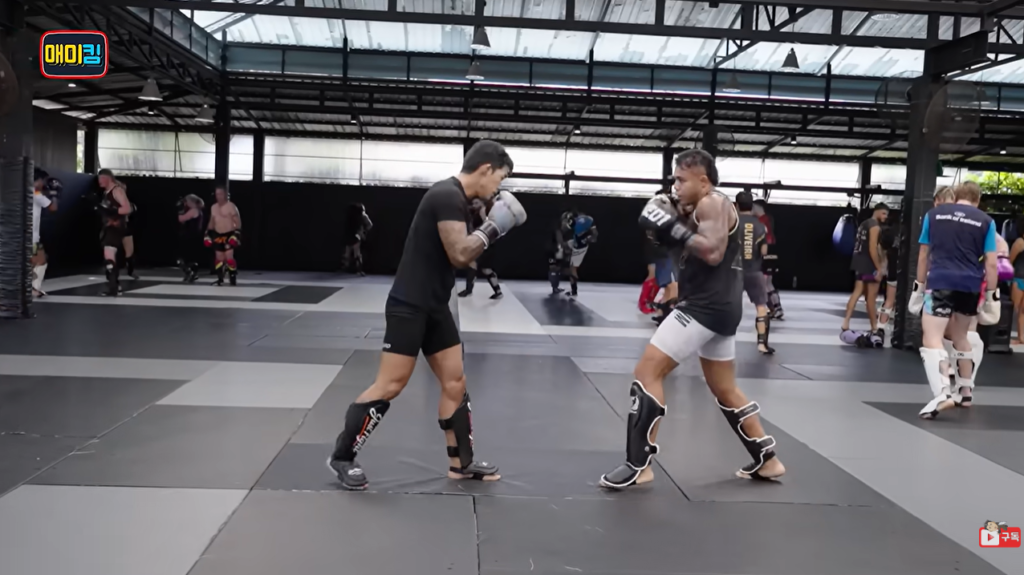 Dong Hyun Kim and Young Jae Song Training