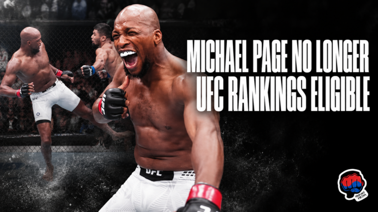 Michael Page no longer on UFC Rankings