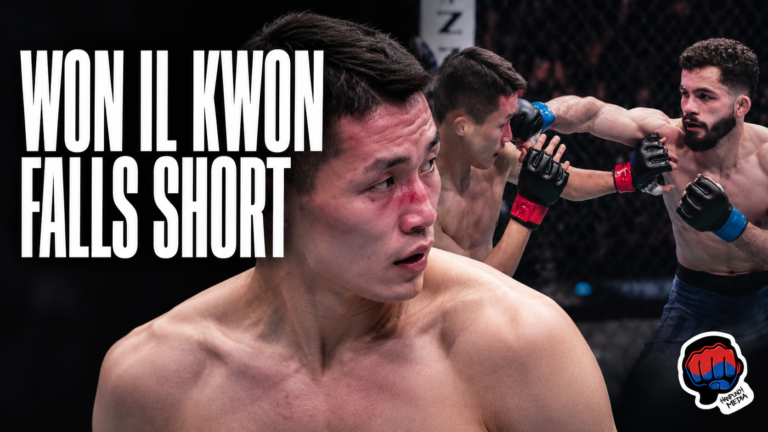 Won Il Kwon Falls Short