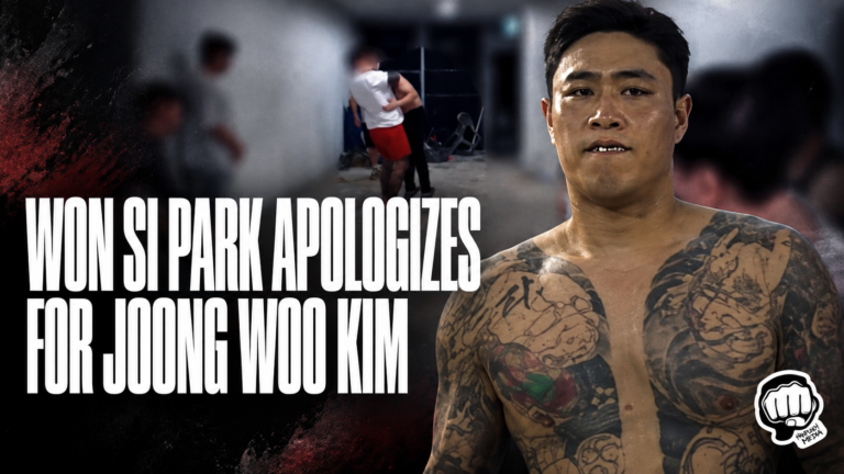 Won Sik Park apologizes for Joong Woo Kim