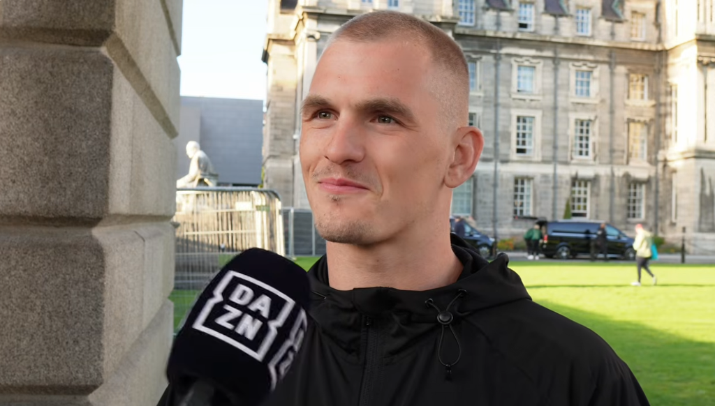 Ian Garry call out of Michael Morales during DAZN interview