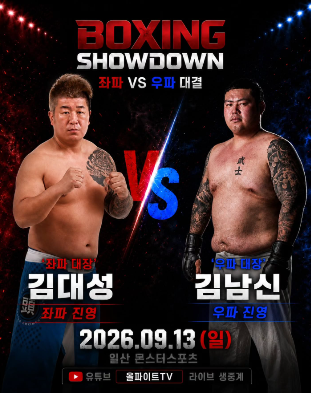 Dae Sung Kim vs Nam Shin Kim Boxing Showdown Poster