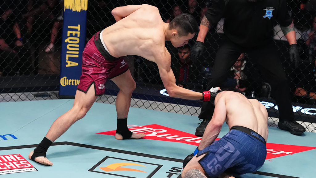 Won Il Kwon hurts Gomes in Round 1