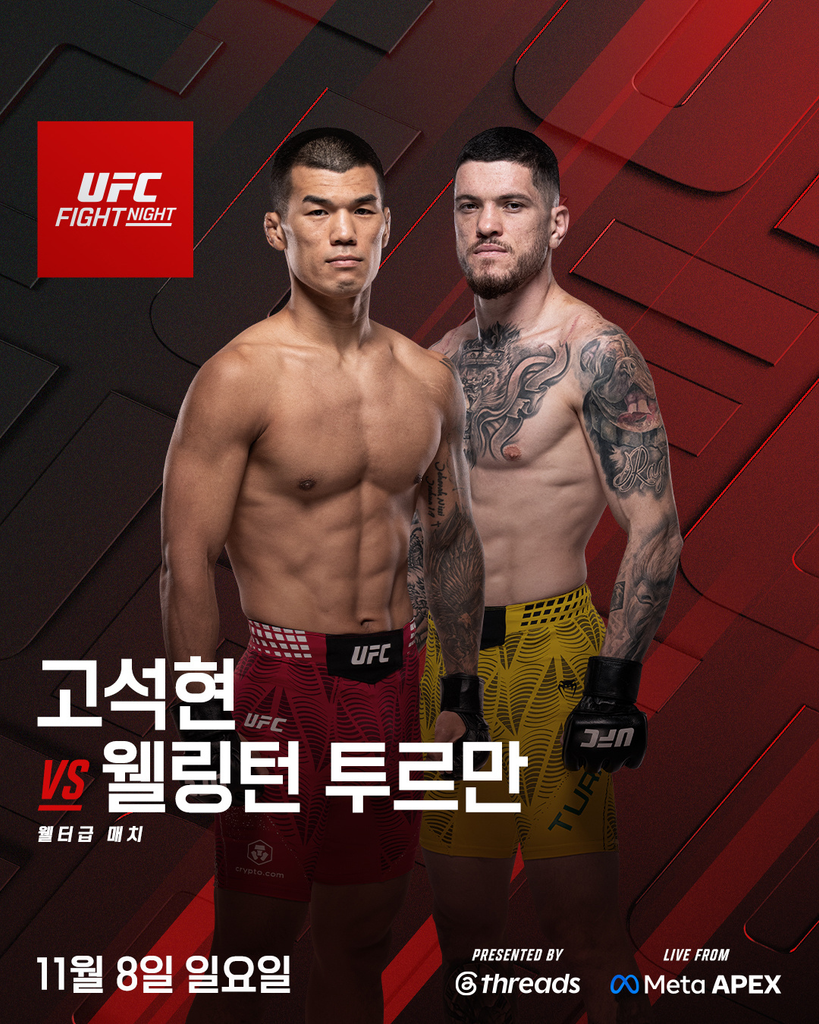 Seok Hyeon Ko vs Wellington Turman at UFC Fight Night