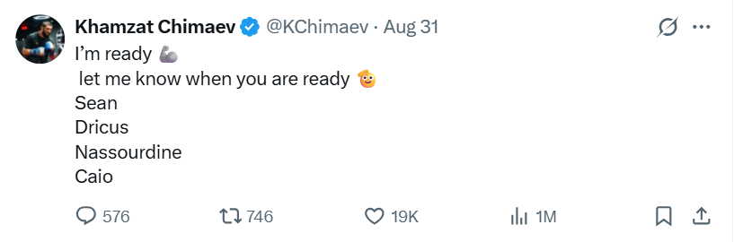 Khamzat Chimaev X.com